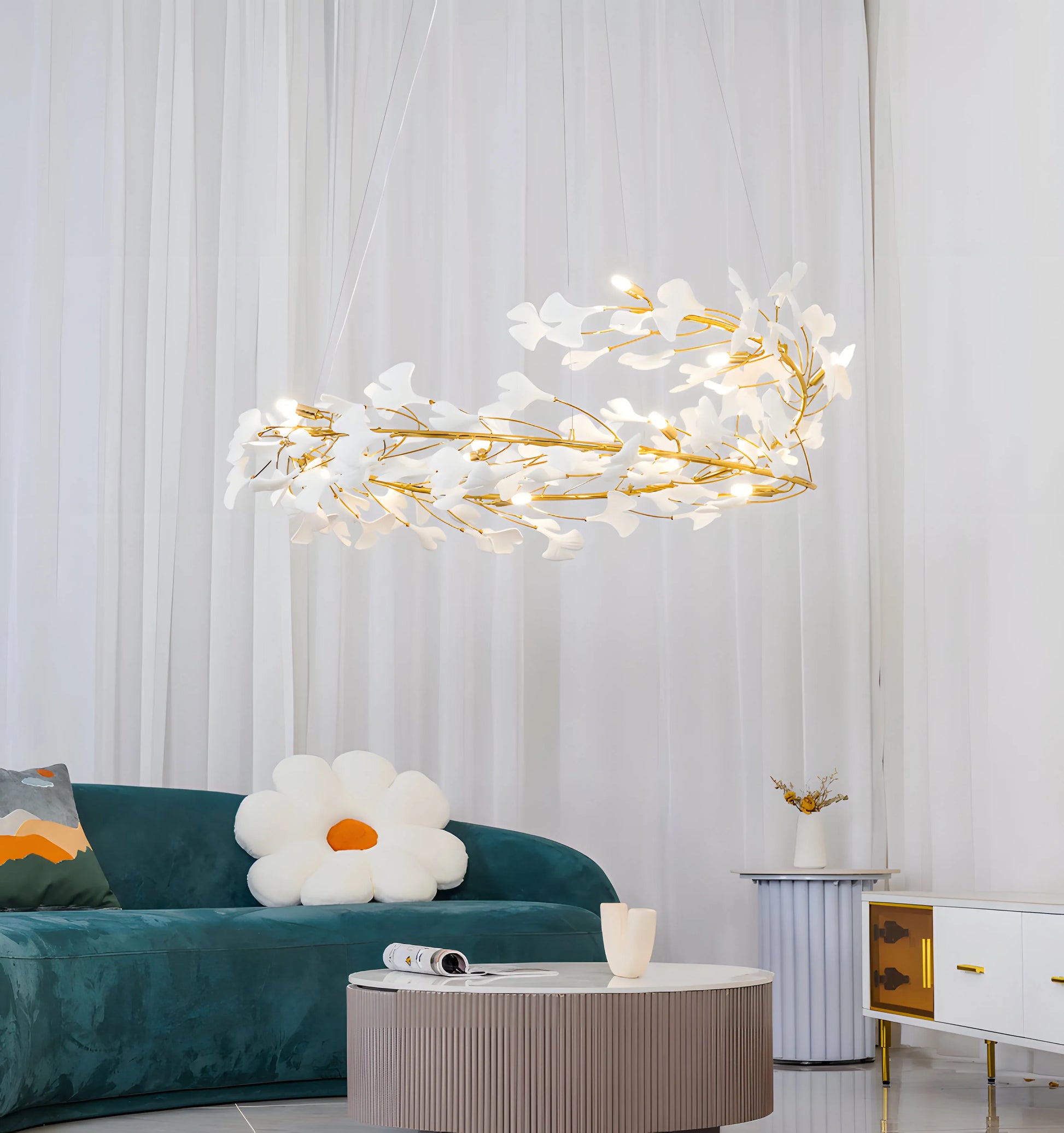 Gingko Chandelier U - Yiarolight