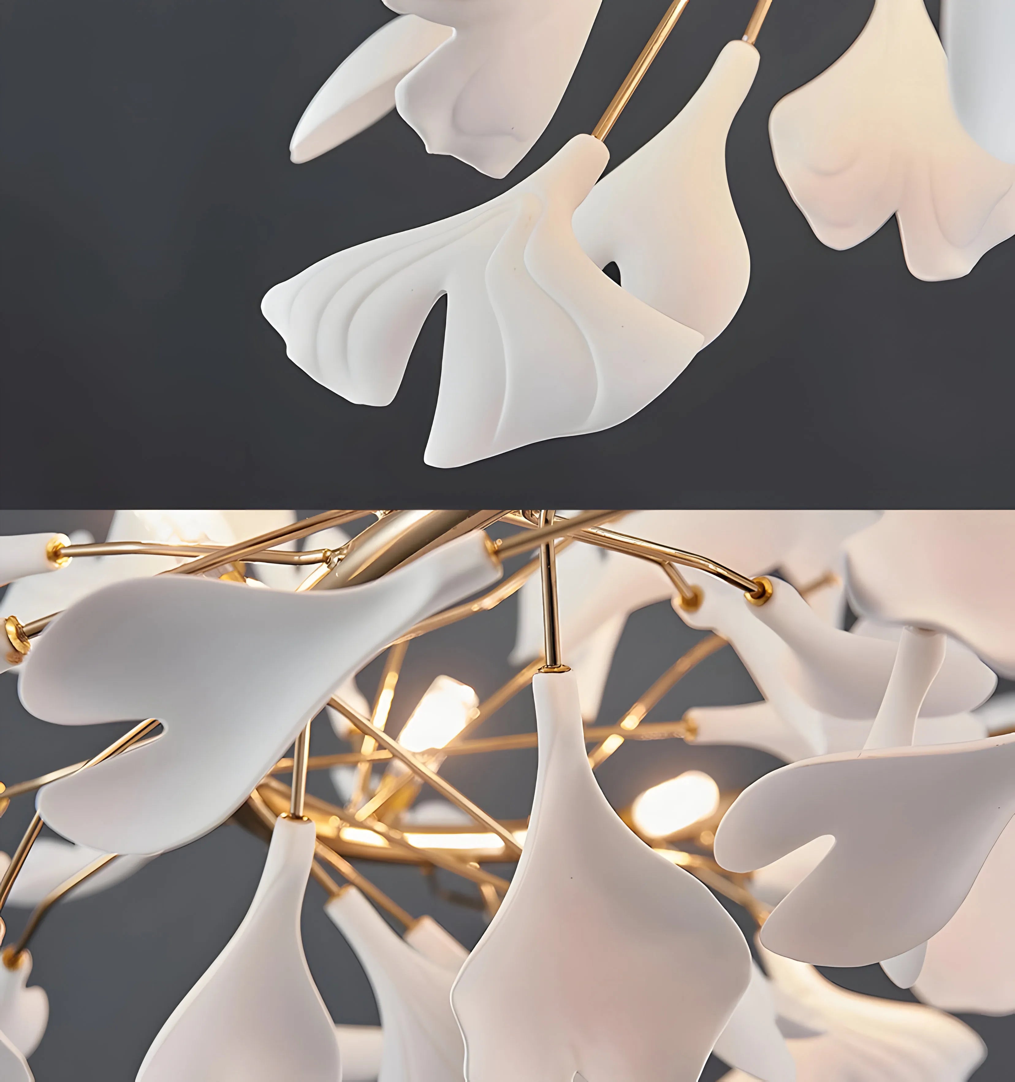 Gingko Chandelier U - Yiarolight