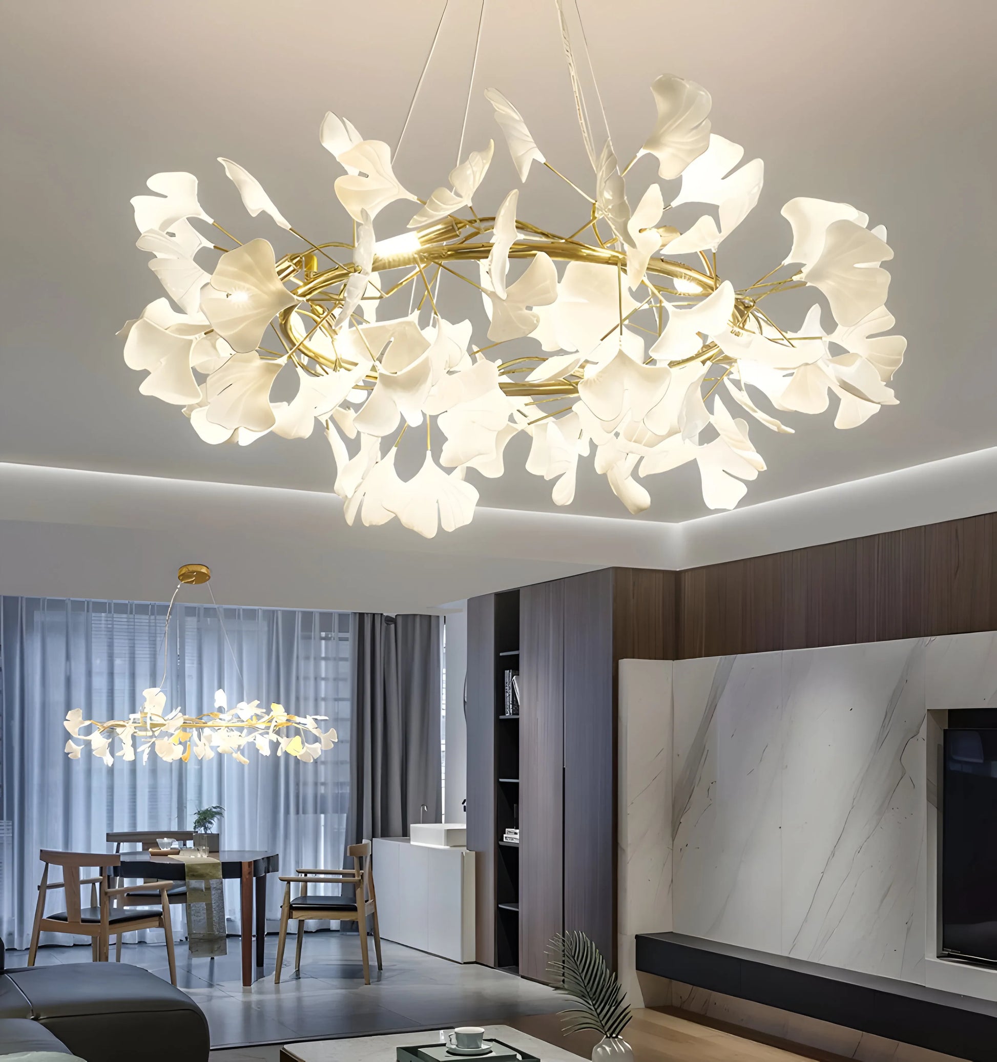 Gingko Chandelier O - Yiarolight