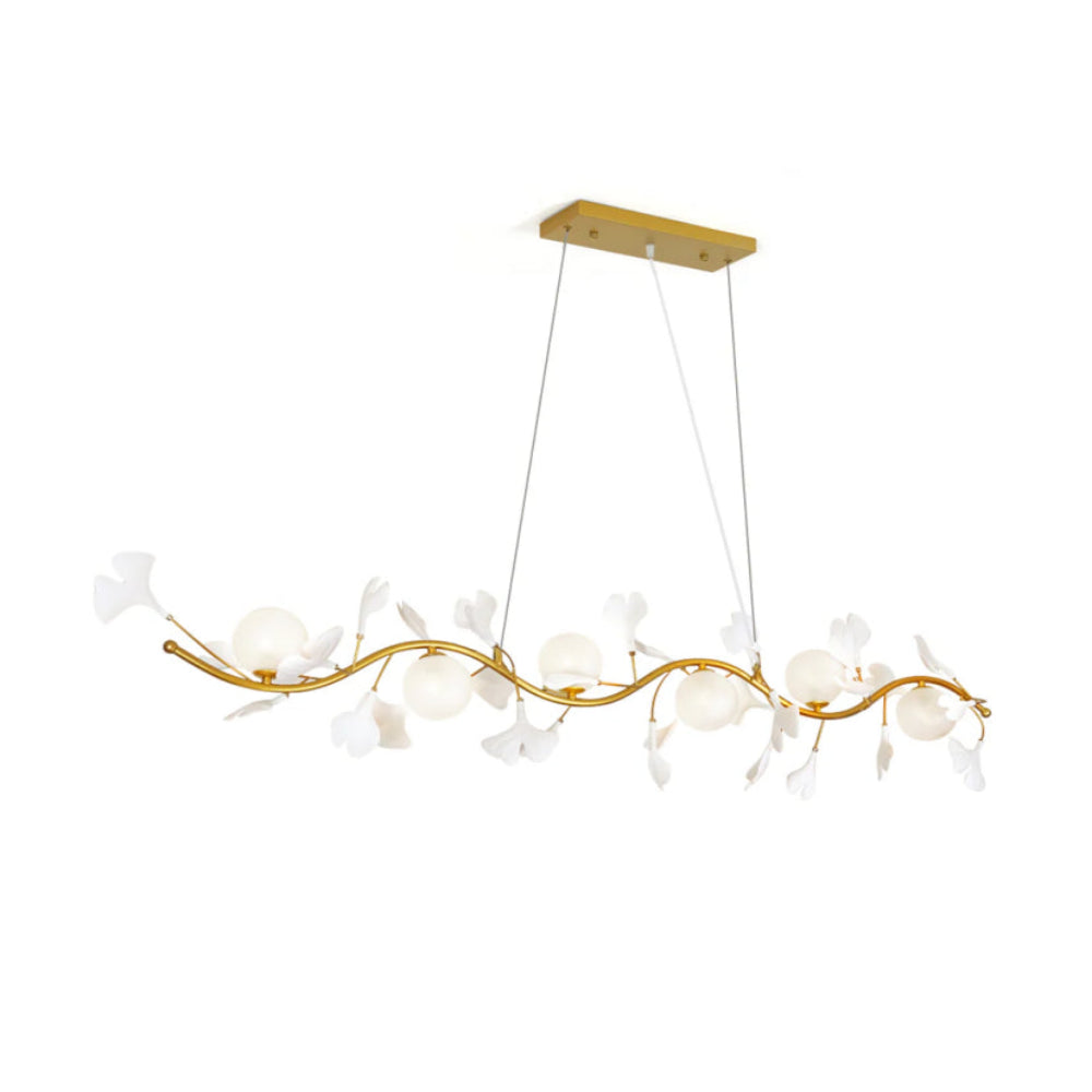Gingko Glass Chandelier - Yiarolight