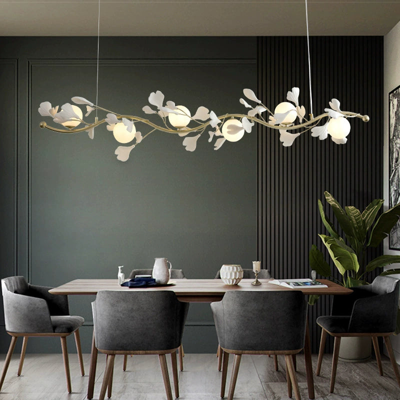 Gingko Glass Chandelier - Yiarolight