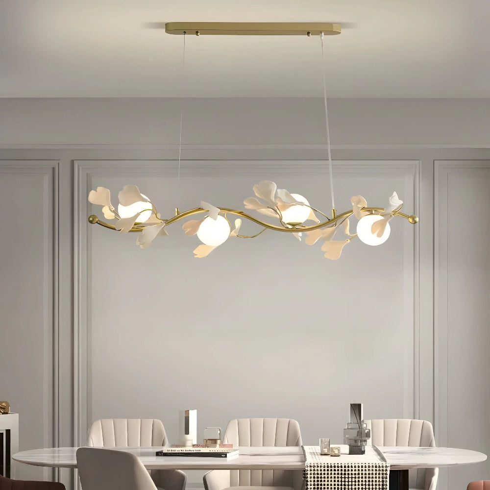 Gingko Glass Chandelier - Yiarolight