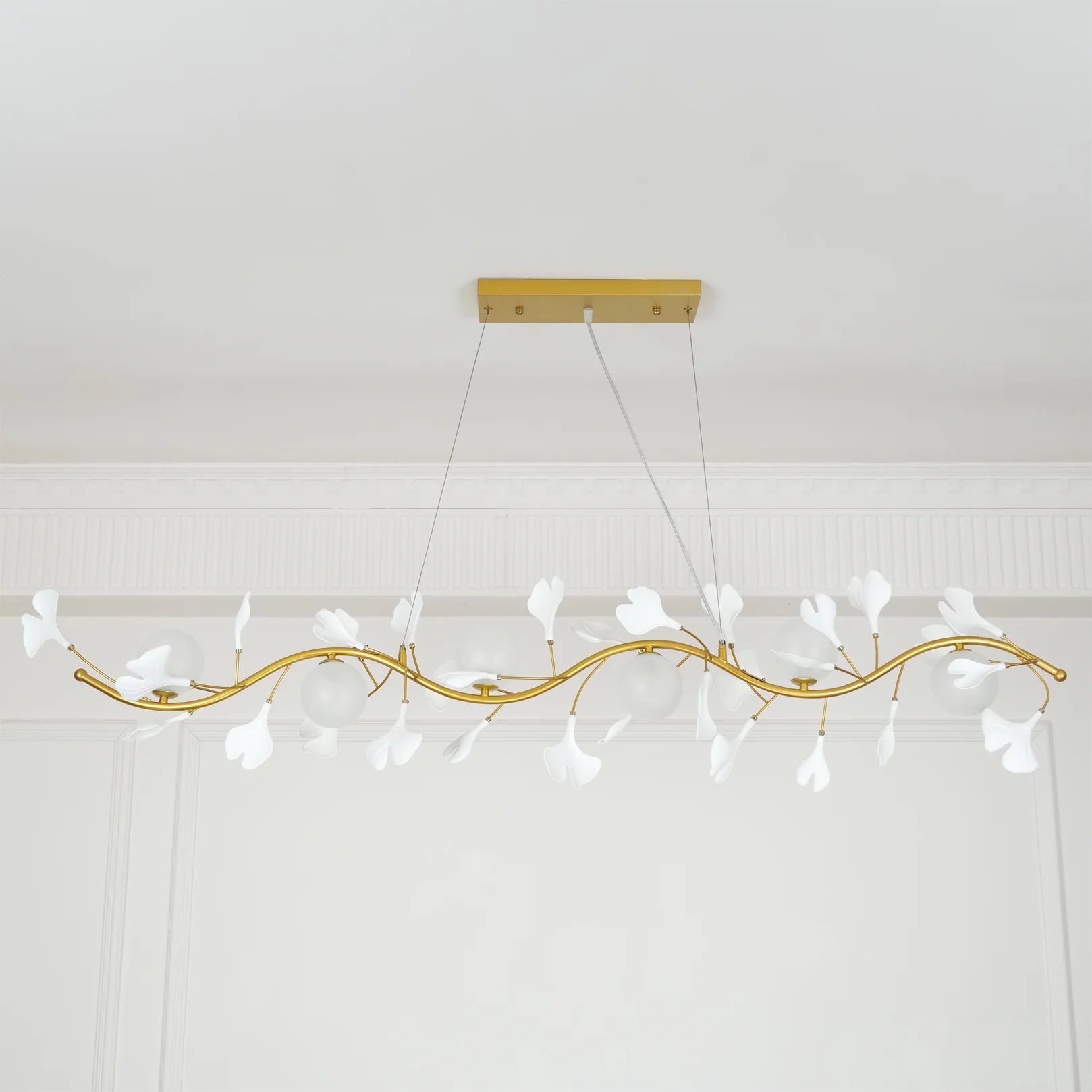 Gingko Glass Chandelier - Yiarolight