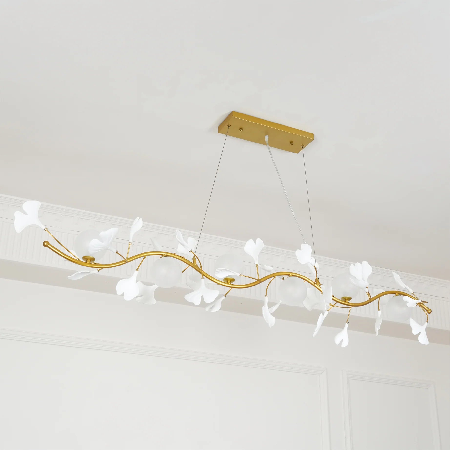 Gingko Glass Chandelier - Yiarolight