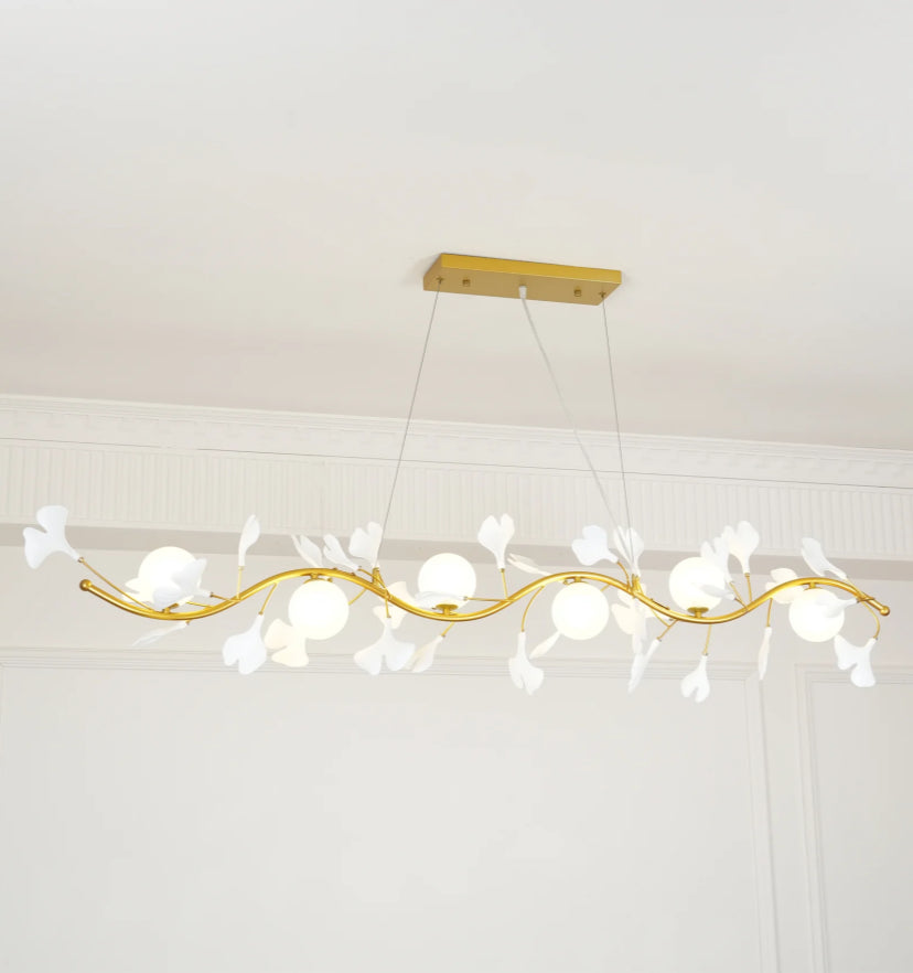 Gingko Glass Chandelier - Yiarolight