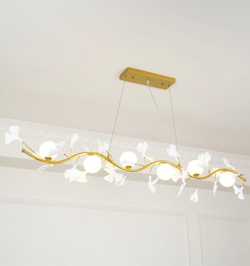 Gingko Glass Chandelier - Yiarolight