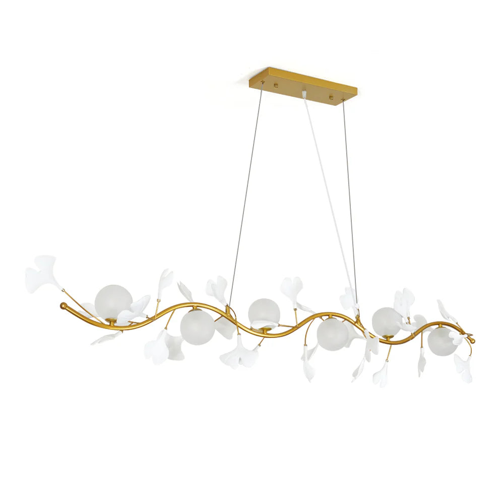 Gingko Glass Chandelier - Yiarolight