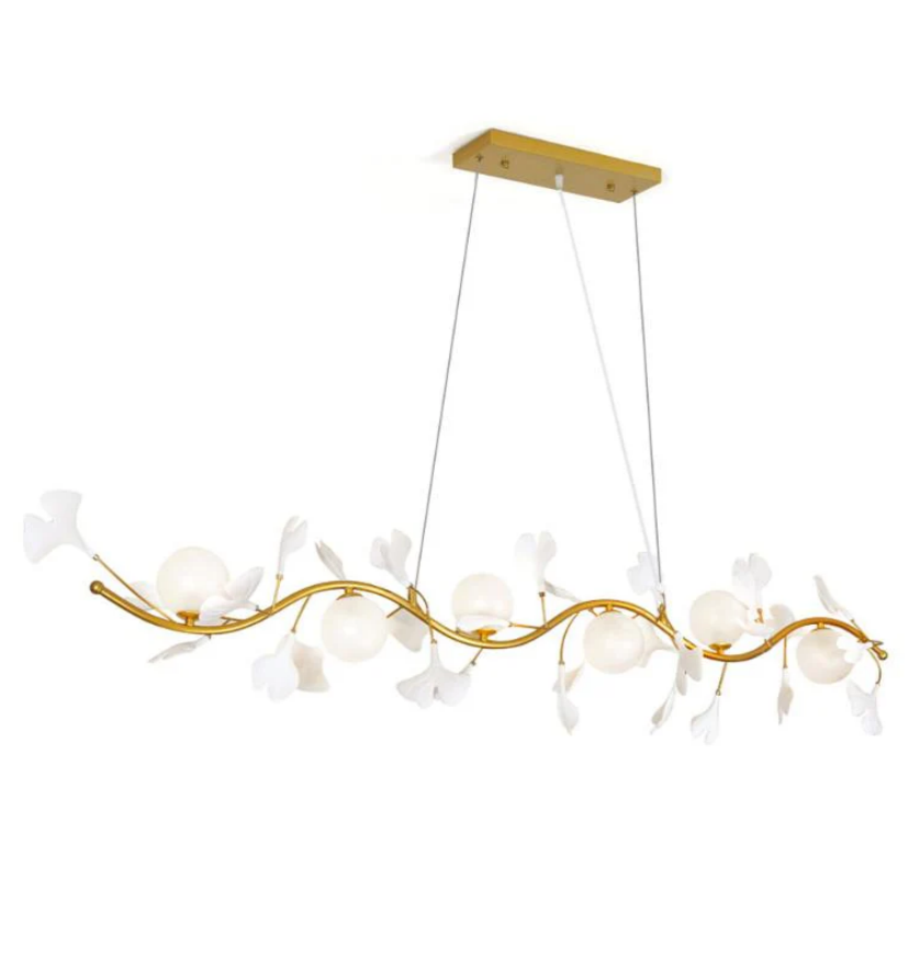 Gingko Glass Chandelier - Yiarolight
