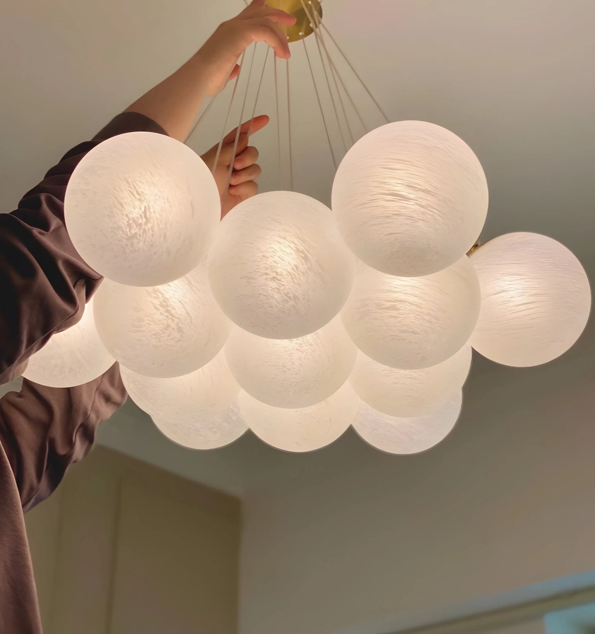 Glass Cluster Chandelier - Yiarolight