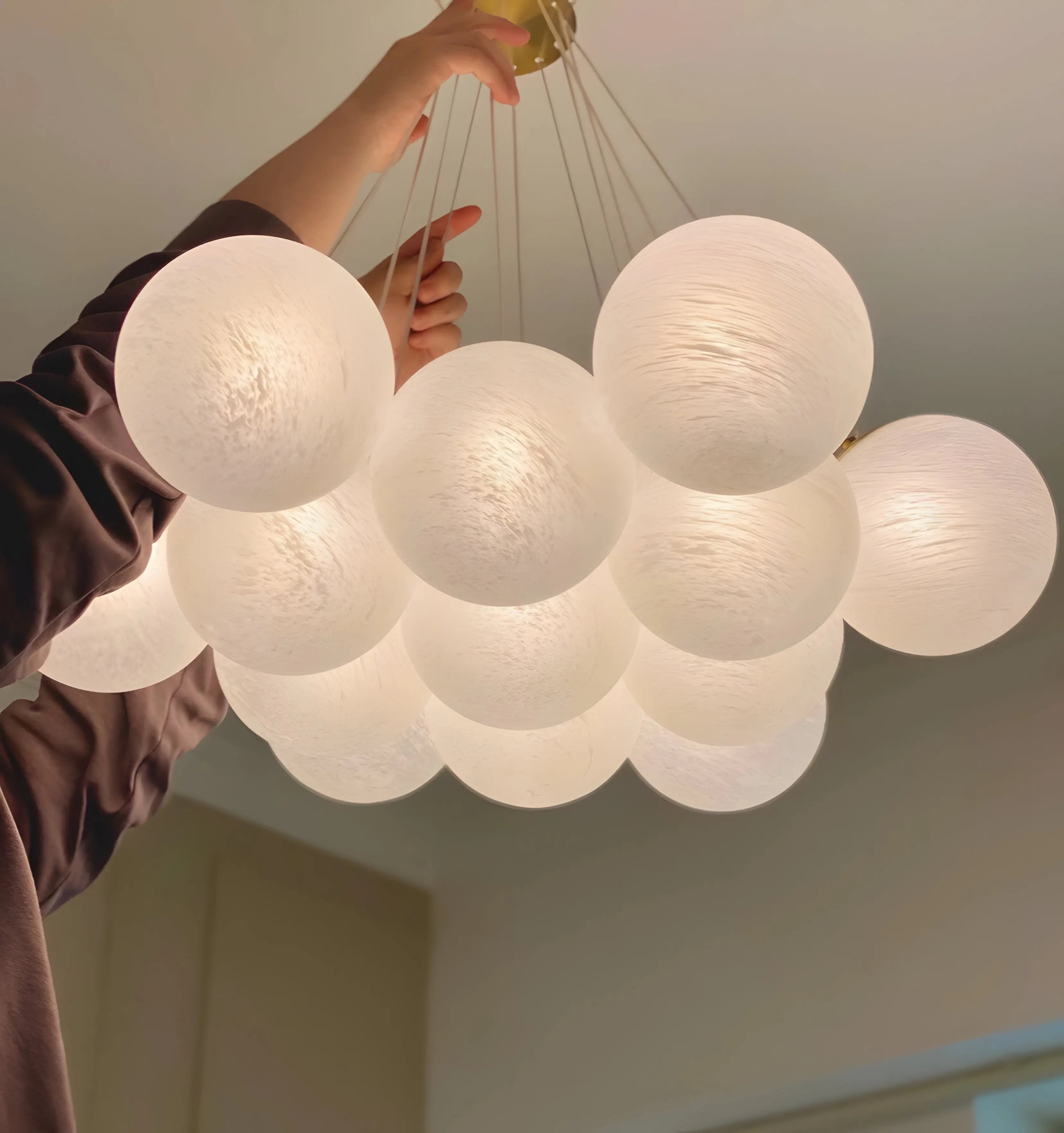 Glass Cluster Chandelier - Yiarolight