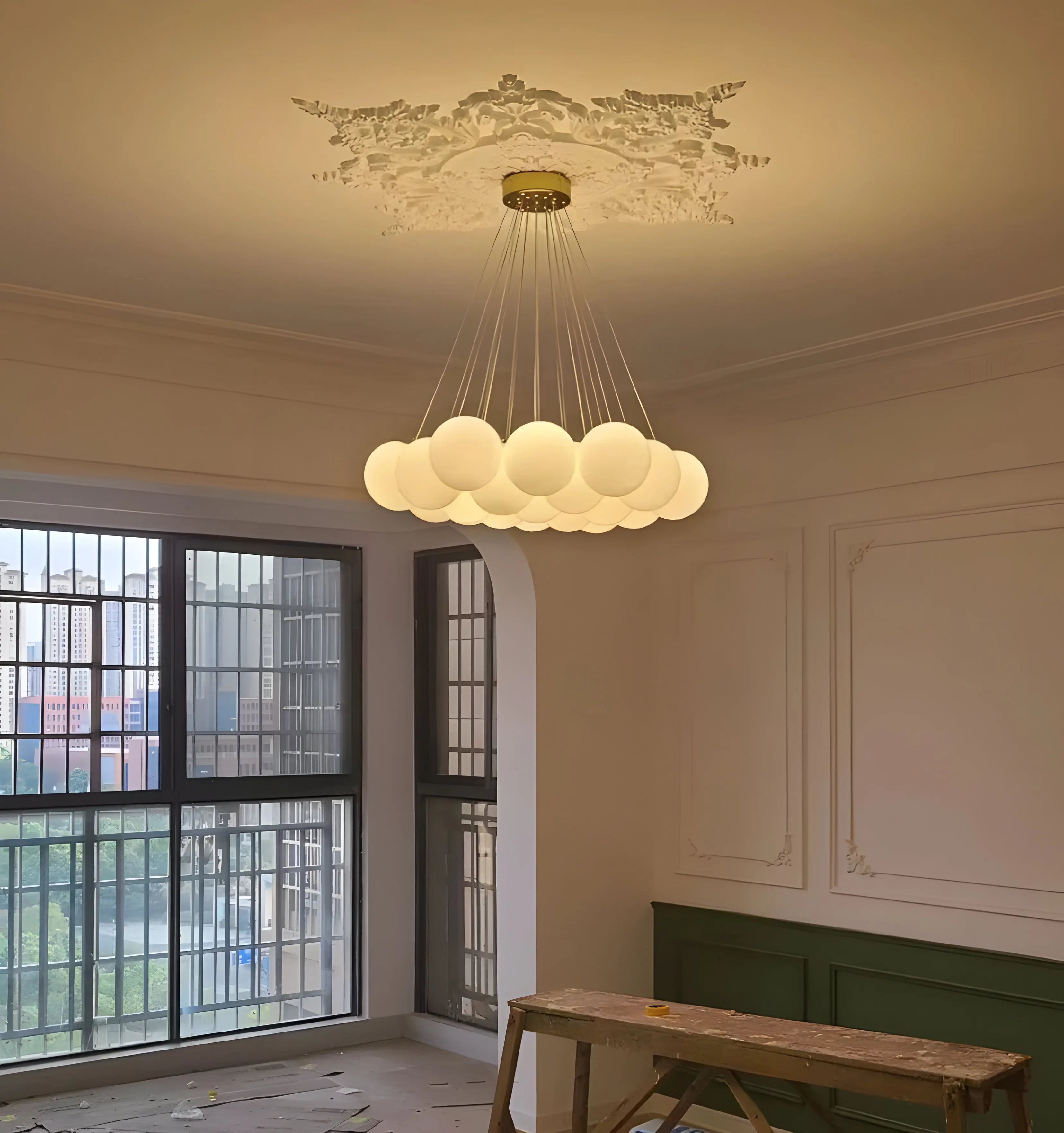 Glass Cluster Chandelier - Yiarolight