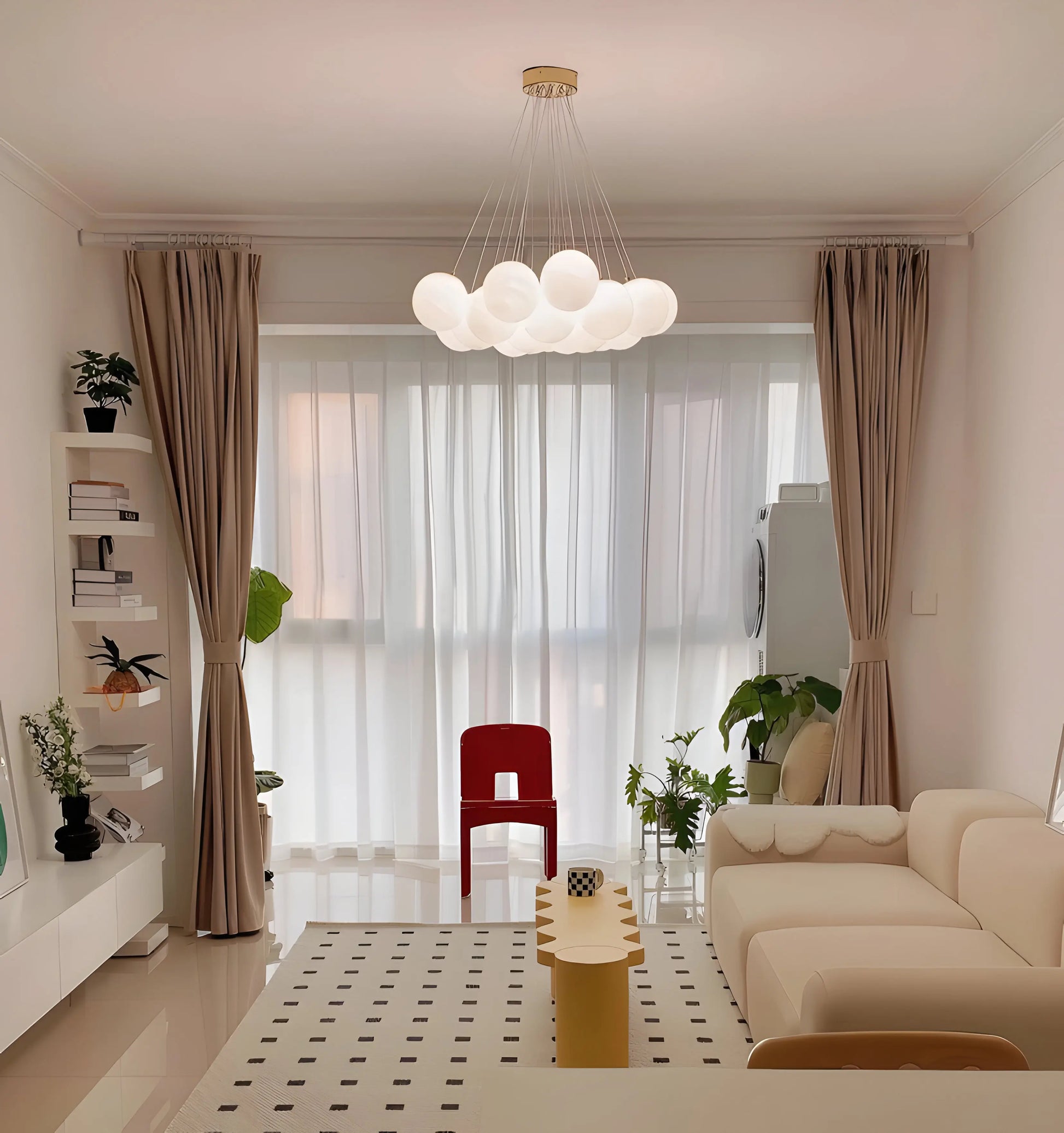 Glass Cluster Chandelier - Yiarolight