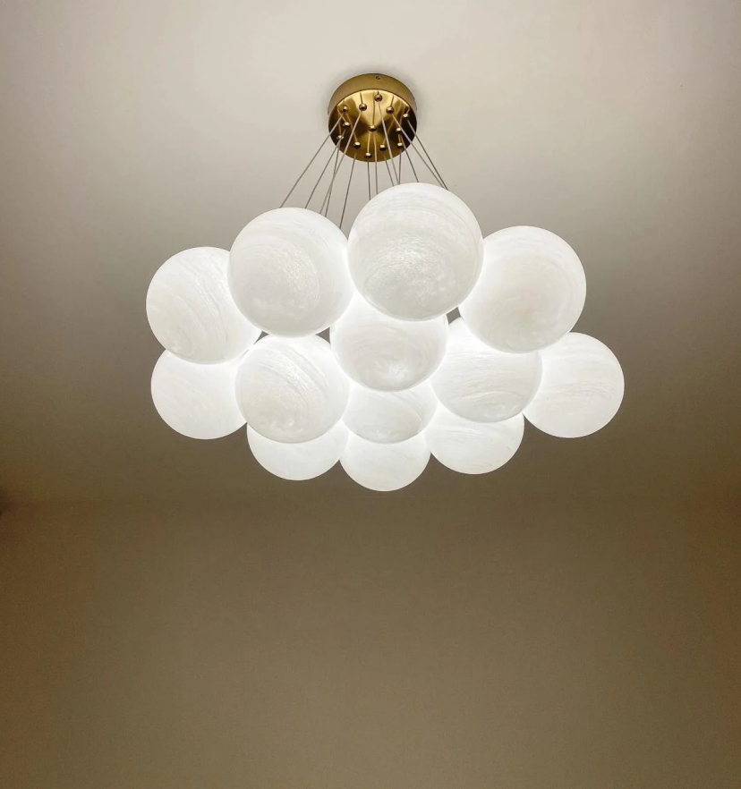 Glass Cluster Chandelier - Yiarolight
