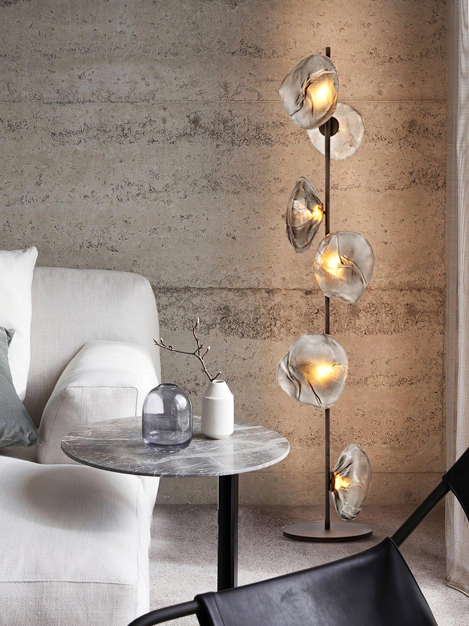 Glass Petals Floor Lamp - Yiarolight