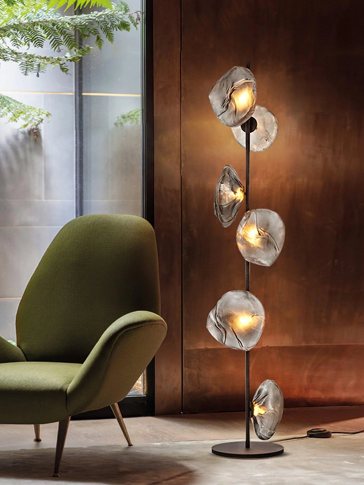 Glass Petals Floor Lamp - Yiarolight