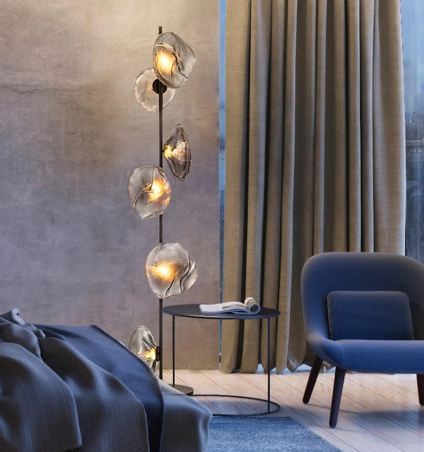Glass Petals Floor Lamp - Yiarolight