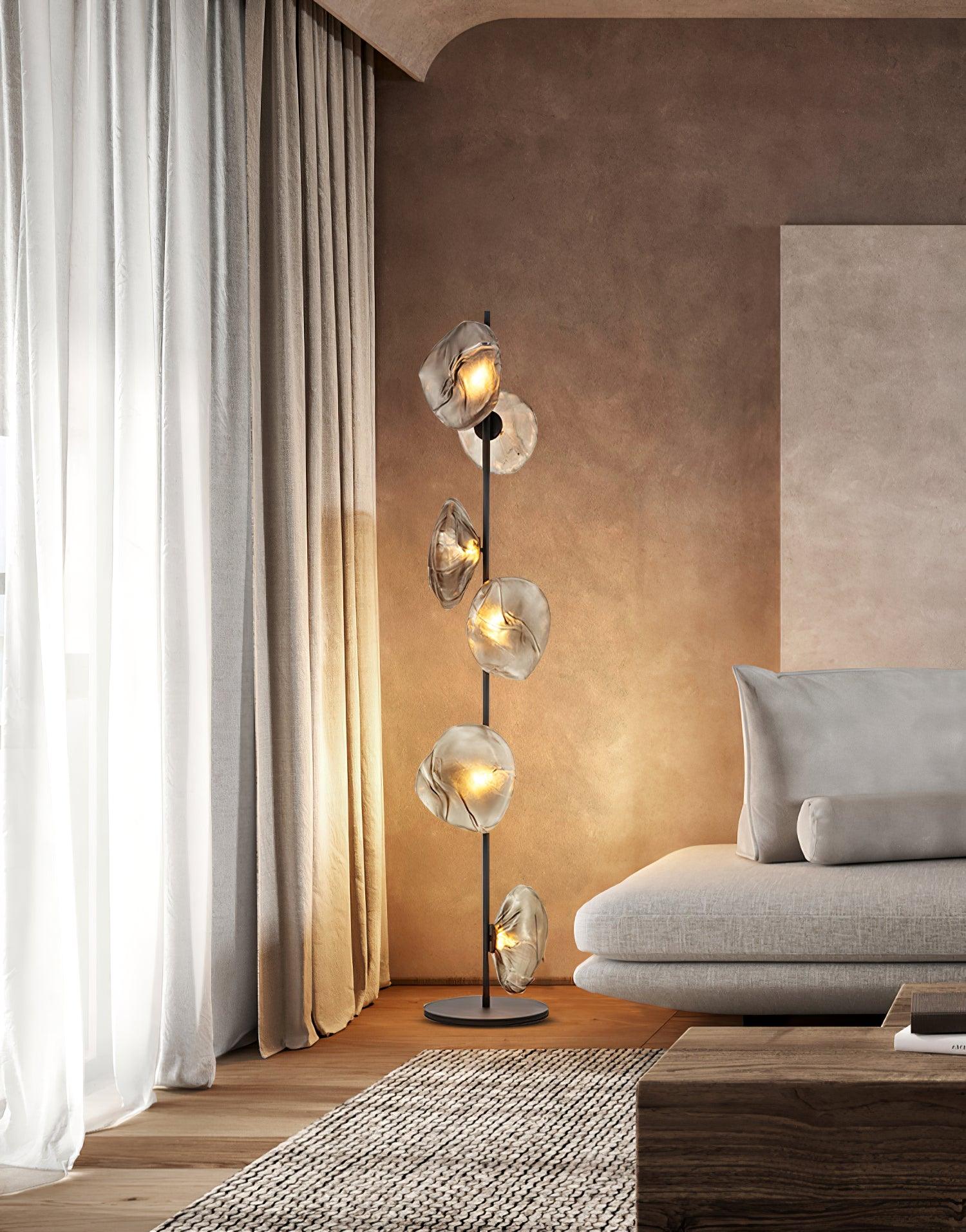 Glass Petals Floor Lamp - Yiarolight