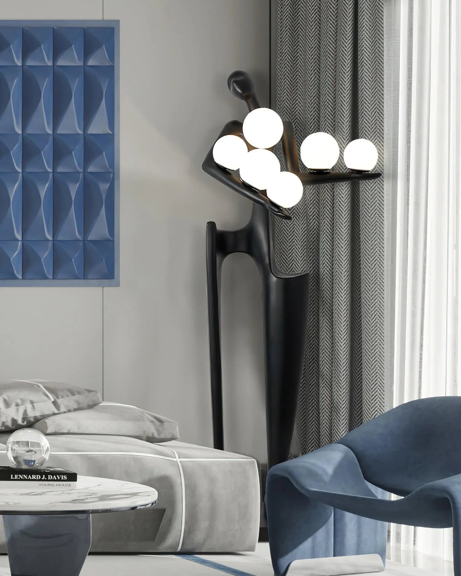 Guardian Sculpture Floor Lamp - Yiarolight