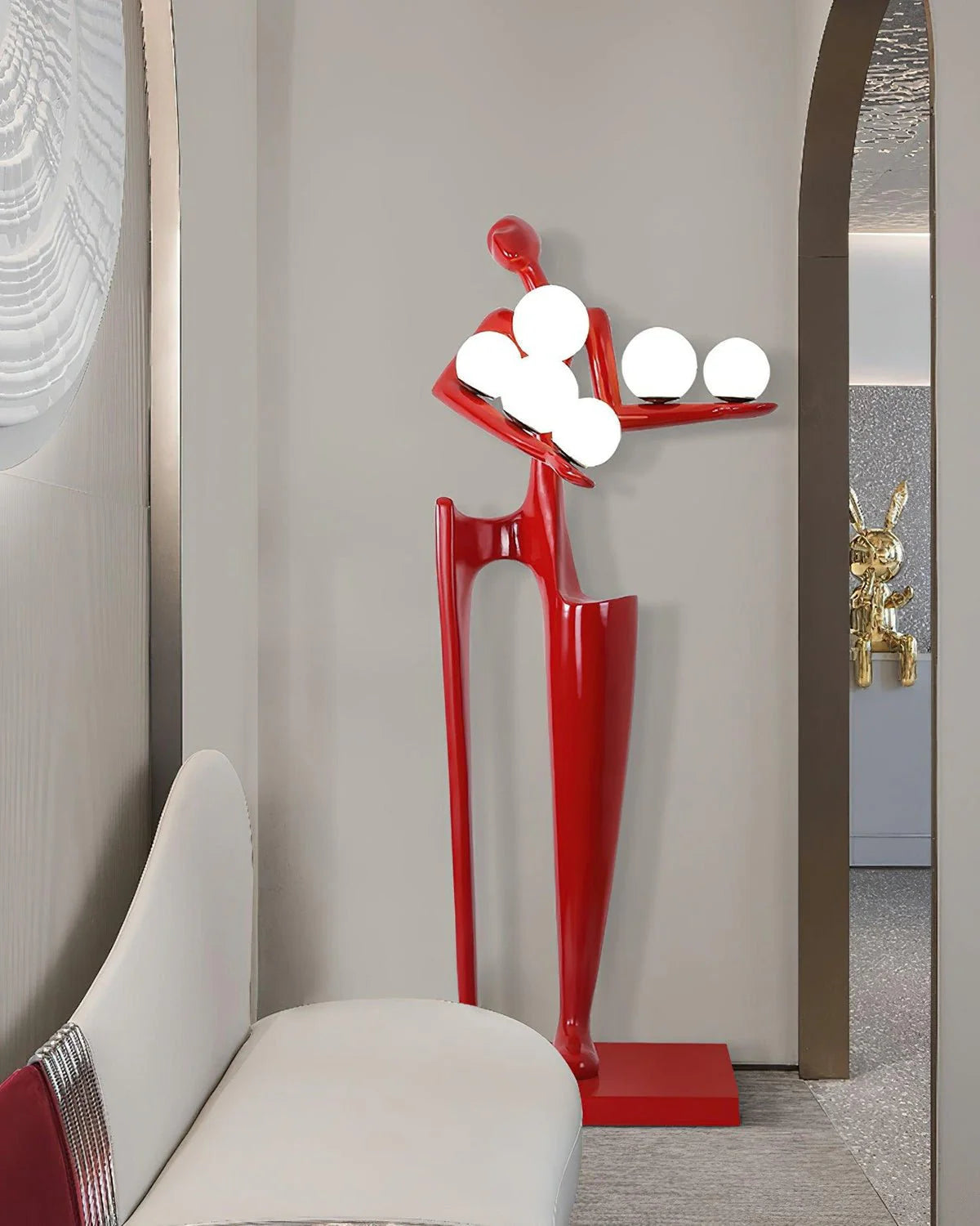 Guardian Sculpture Floor Lamp - Yiarolight