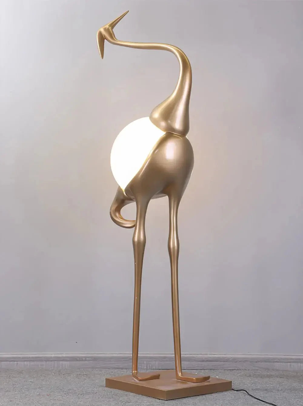 Heron Sculpture Floor Lamp - Yiarolight