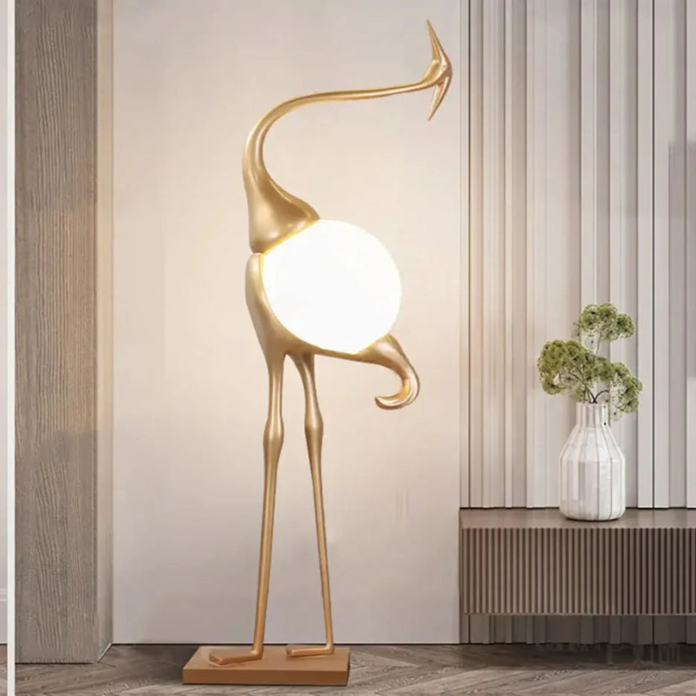 Heron Sculpture Floor Lamp - Yiarolight