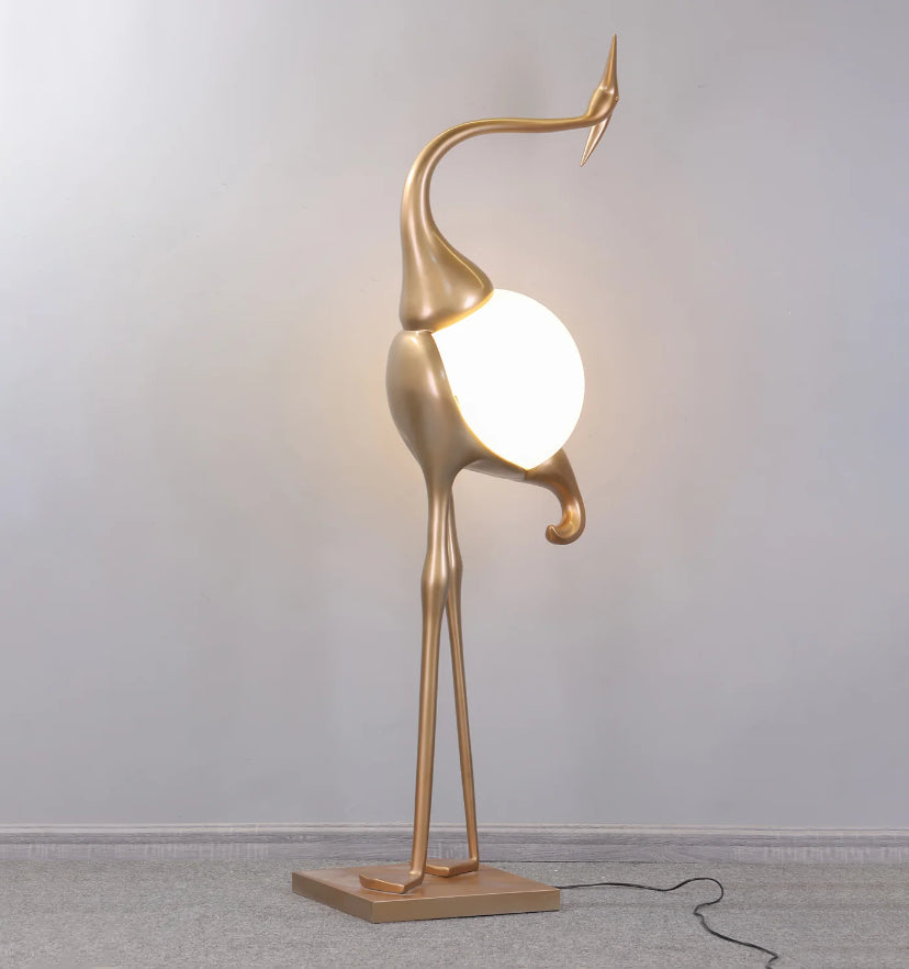 Heron Sculpture Floor Lamp - Yiarolight