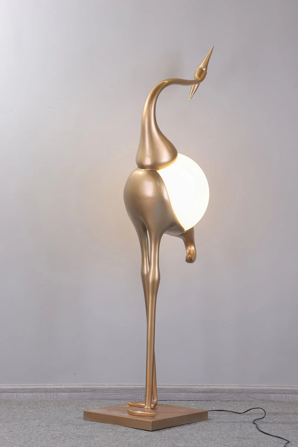 Heron Sculpture Floor Lamp - Yiarolight