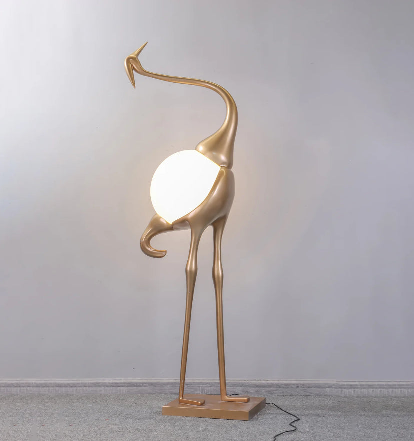 Heron Sculpture Floor Lamp - Yiarolight