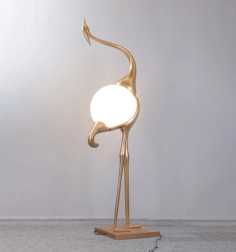 Heron Sculpture Floor Lamp - Yiarolight