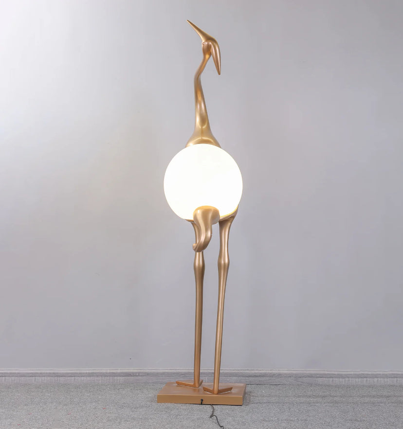 Heron Sculpture Floor Lamp - Yiarolight