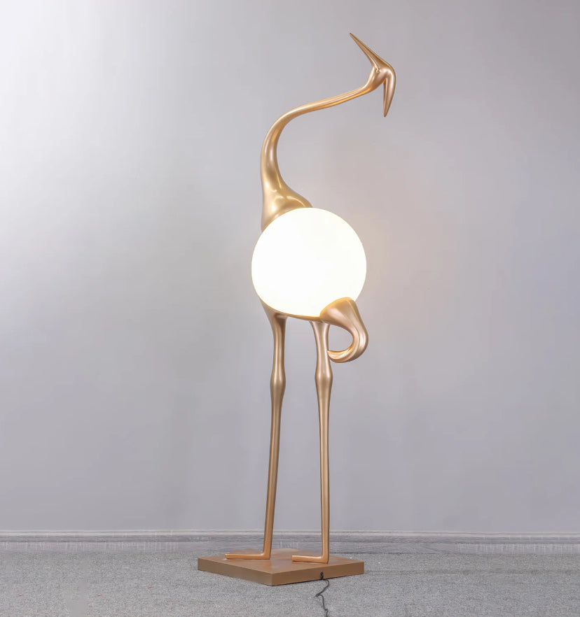 Heron Sculpture Floor Lamp - Yiarolight