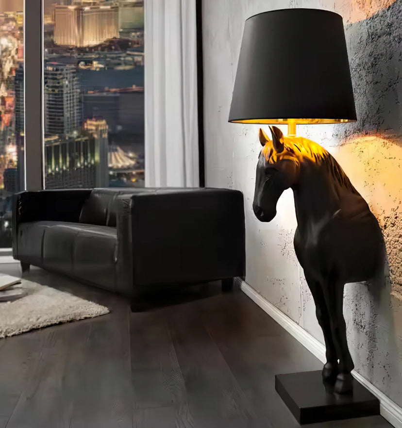 Horse Statue Floor Lamp - Auraolight