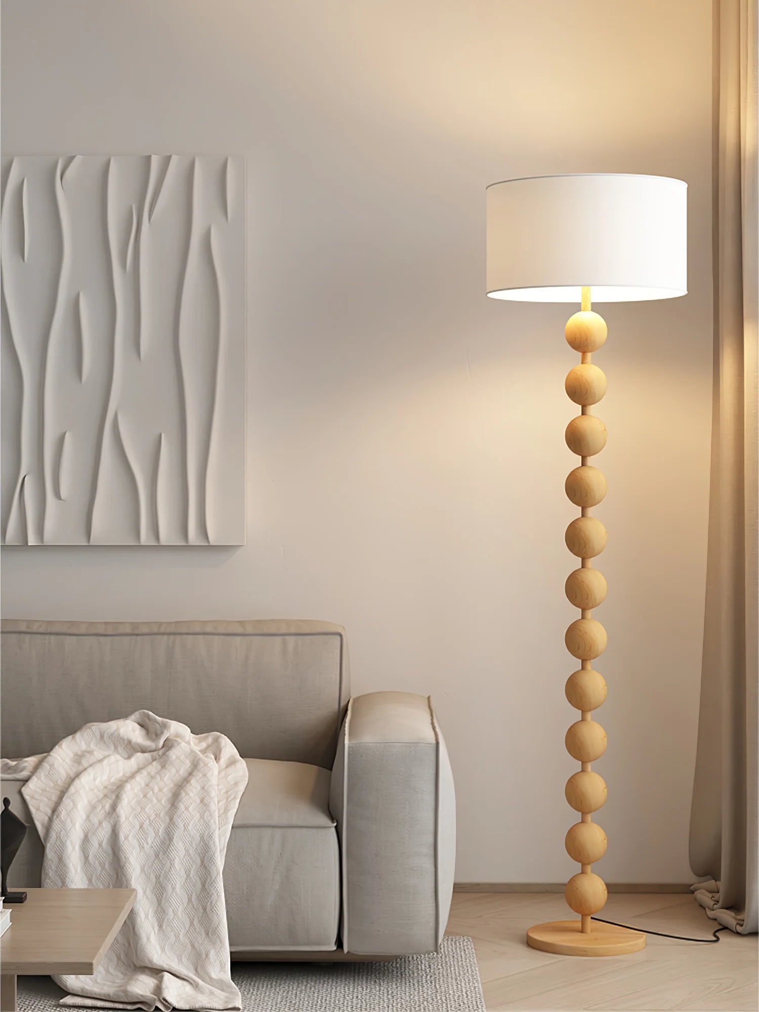 Hugo Barbell Floor Lamp - Yiarolight