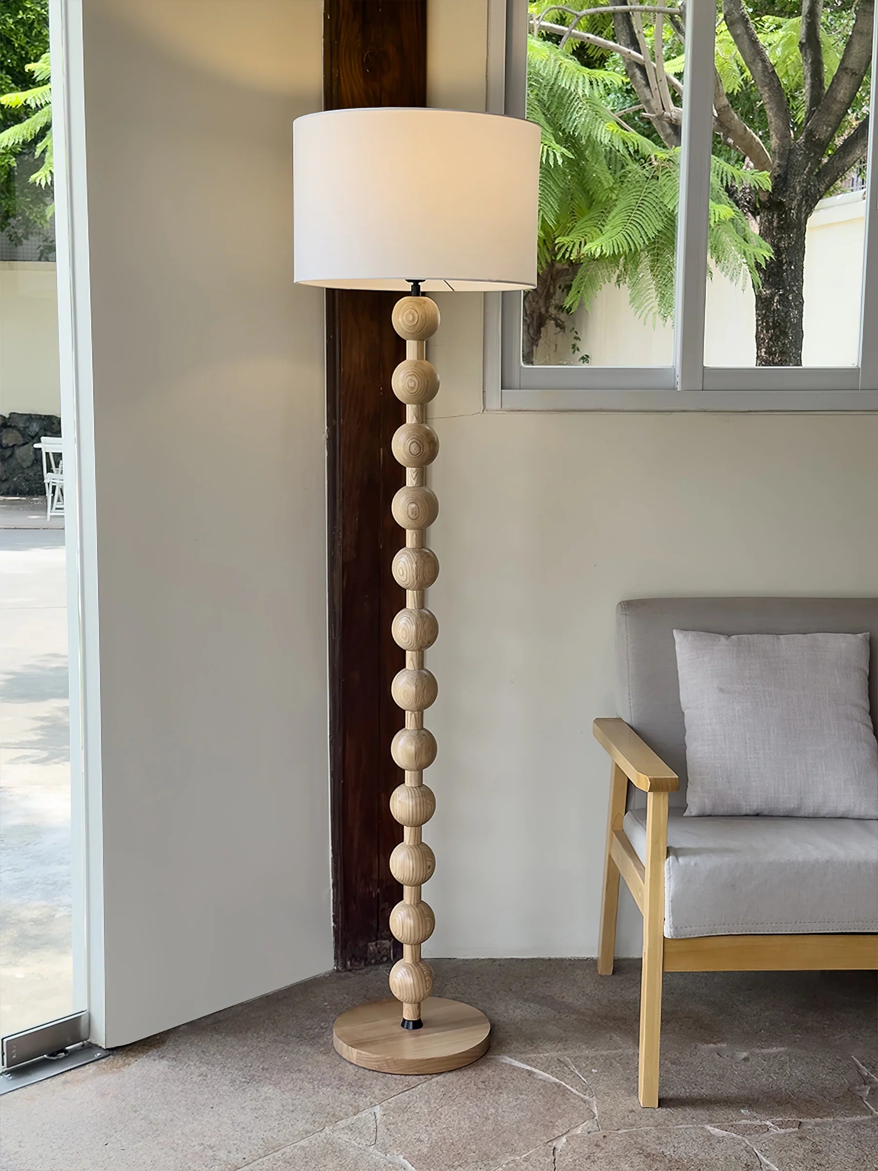 Hugo Barbell Floor Lamp - Yiarolight