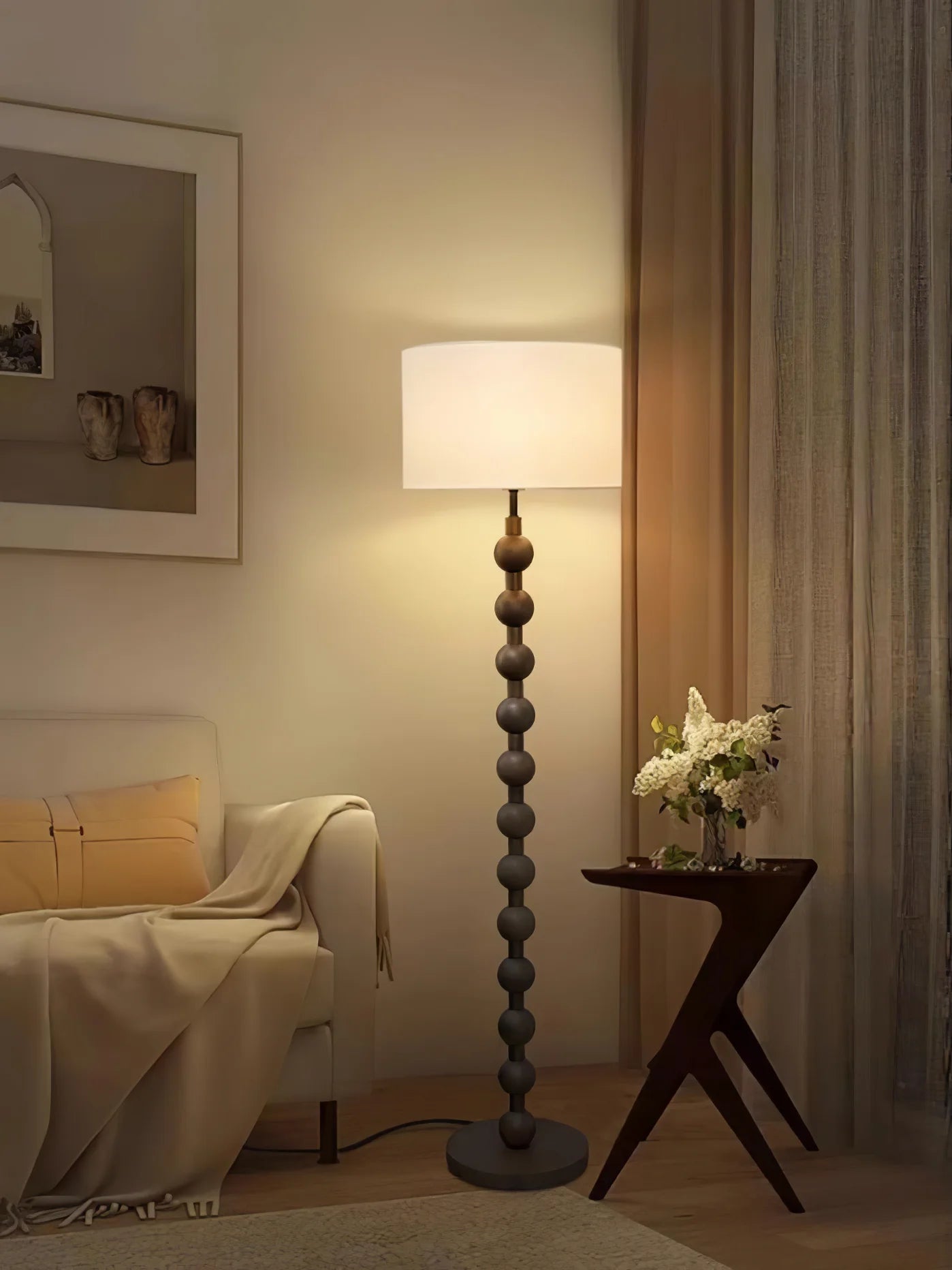 Hugo Barbell Floor Lamp - Yiarolight