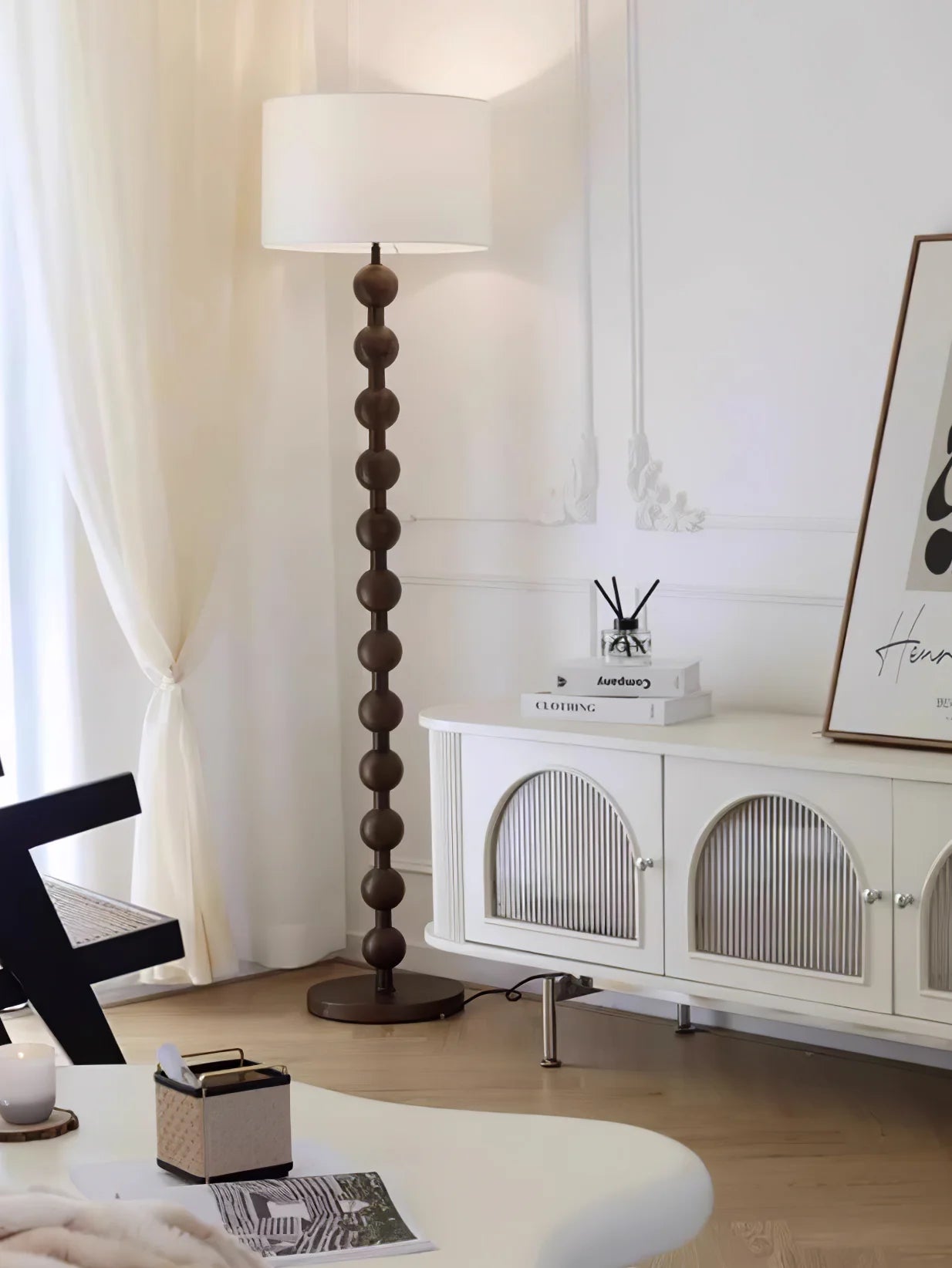 Hugo Barbell Floor Lamp - Yiarolight