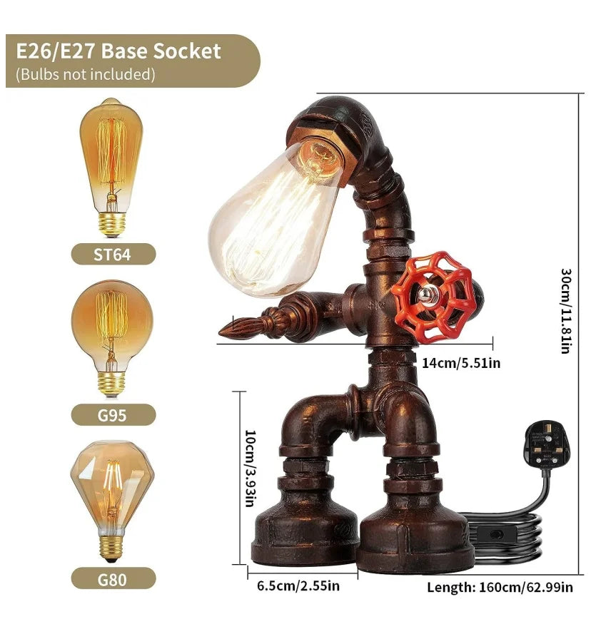 Robot Pipe Table Lamp - Auraolight