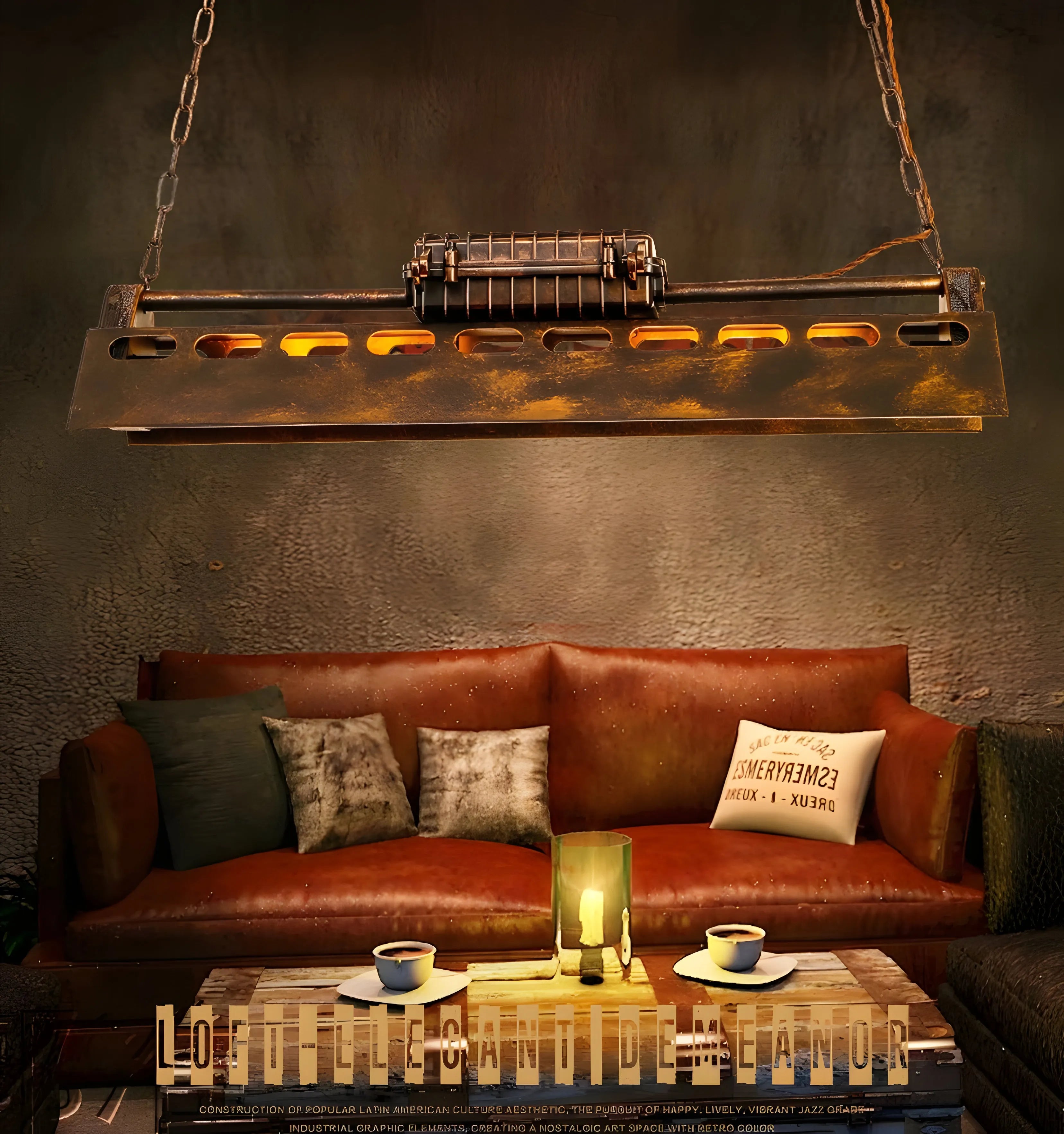Industrial Steampunk Chandelier - Yiarolight