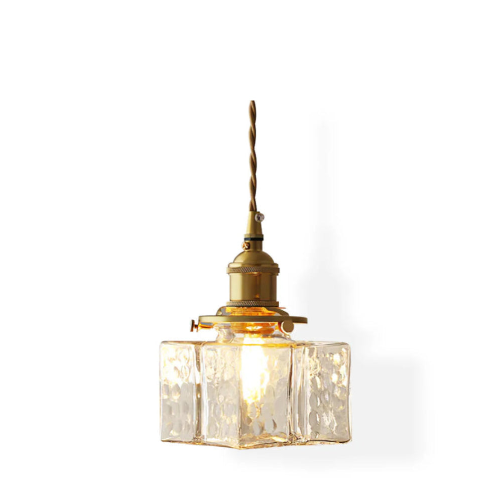 Jewel Glass Brass Pendant Light - Auraolight