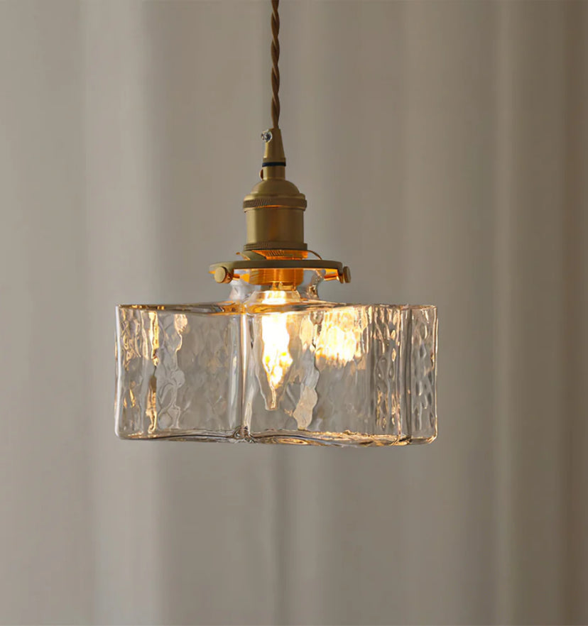 Jewel Glass Brass Pendant Light - Auraolight