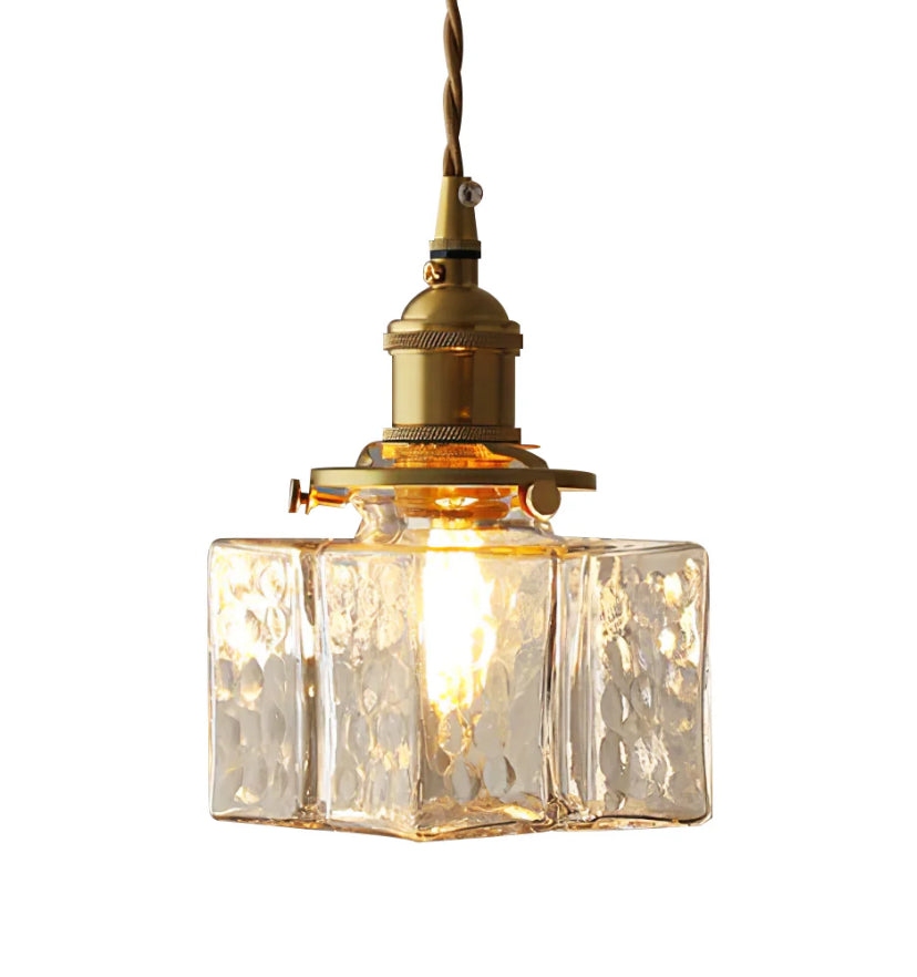 Jewel Glass Brass Pendant Light - Auraolight