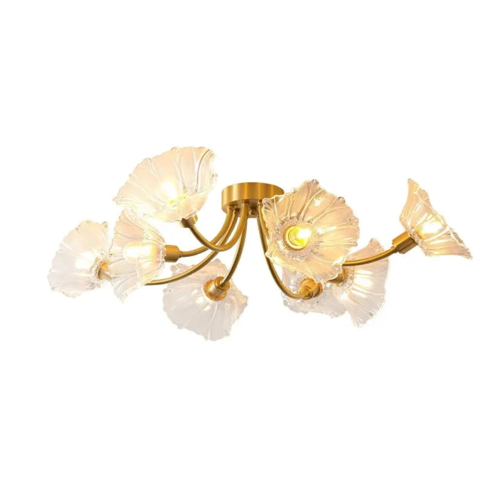 Kalin Flower Glass Ceiling Lamp - Auraolight