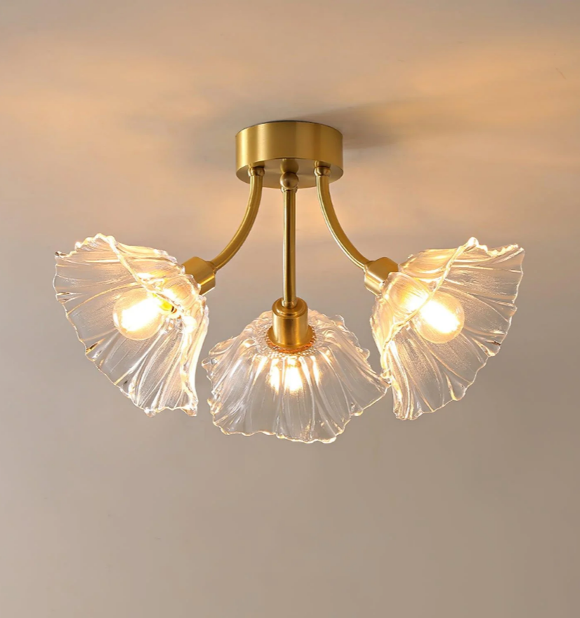 Kalin Flower Glass Ceiling Lamp - Auraolight