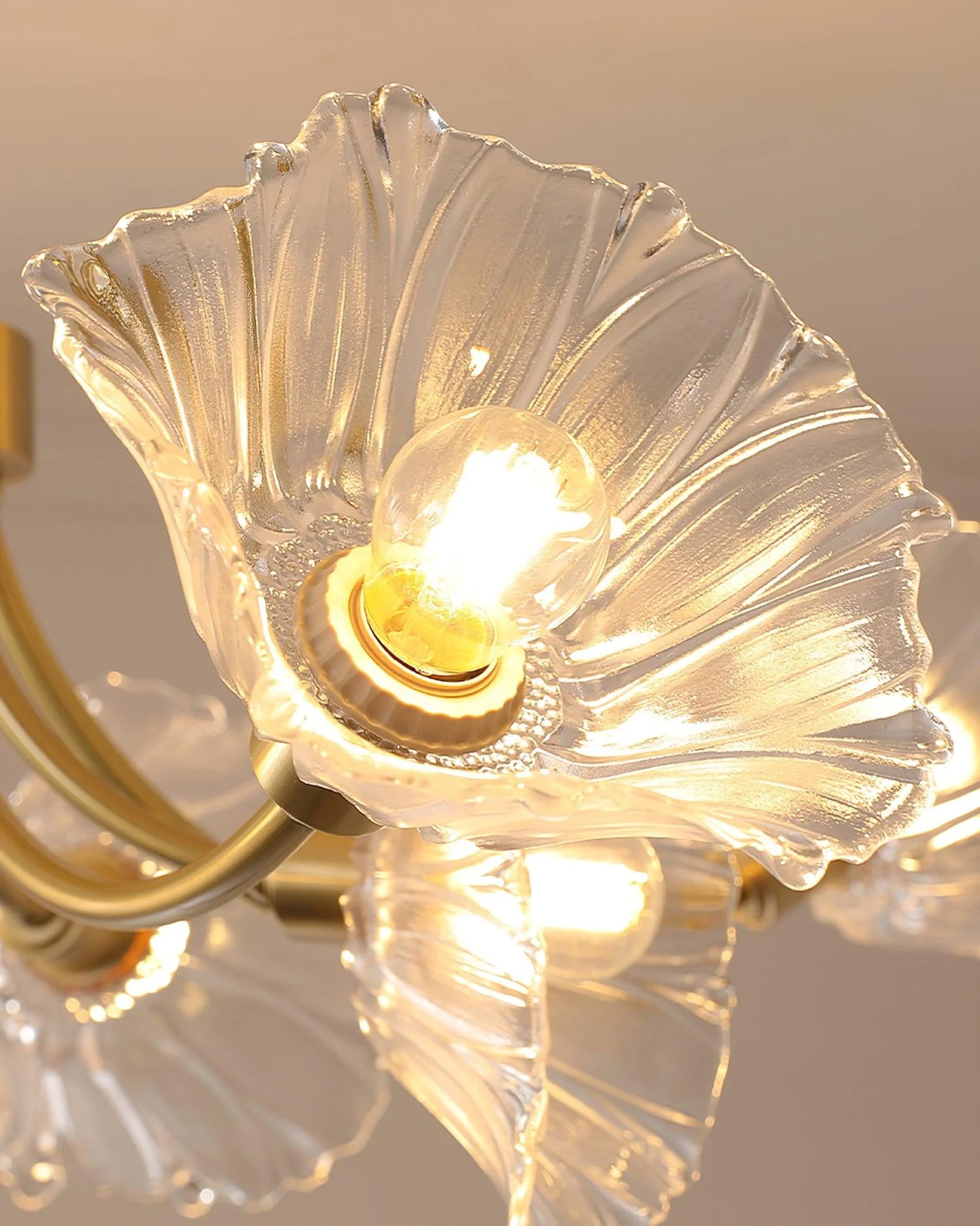Kalin Flower Glass Ceiling Lamp - Auraolight