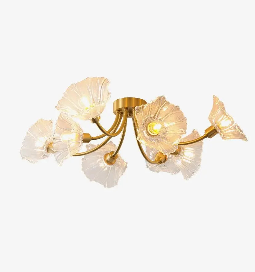 Kalin Flower Glass Ceiling Lamp - Auraolight