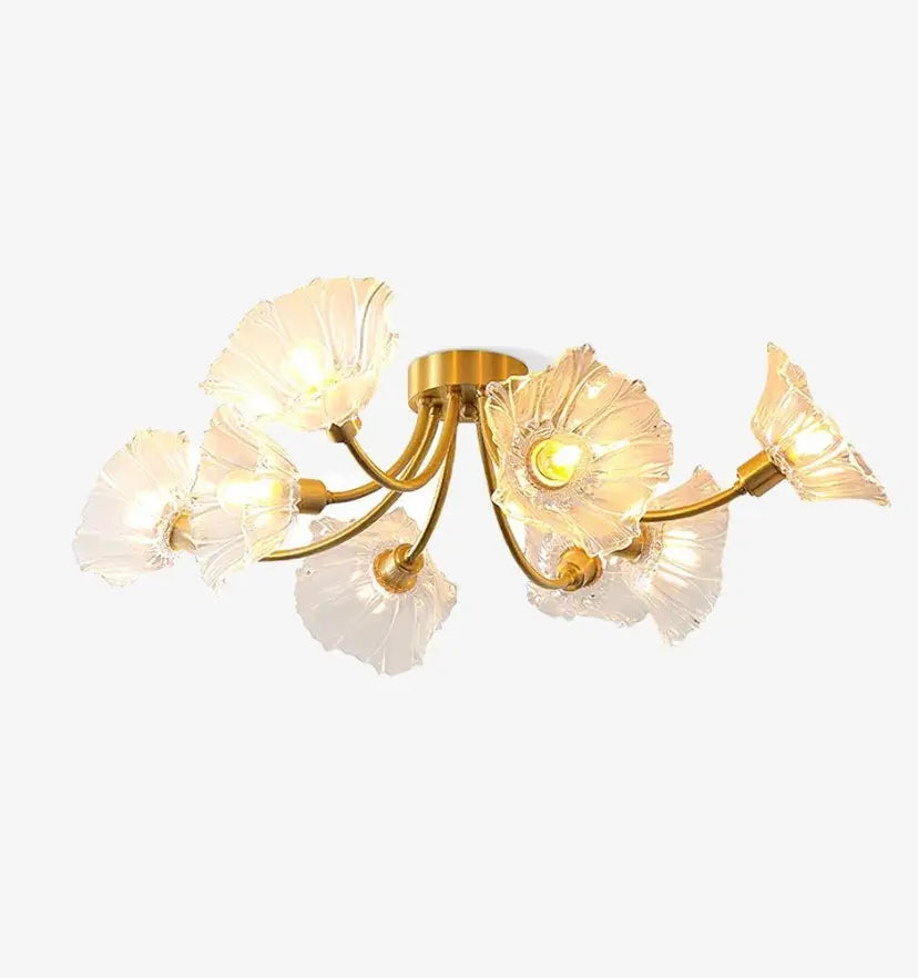 Kalin Flower Glass Ceiling Lamp - Auraolight