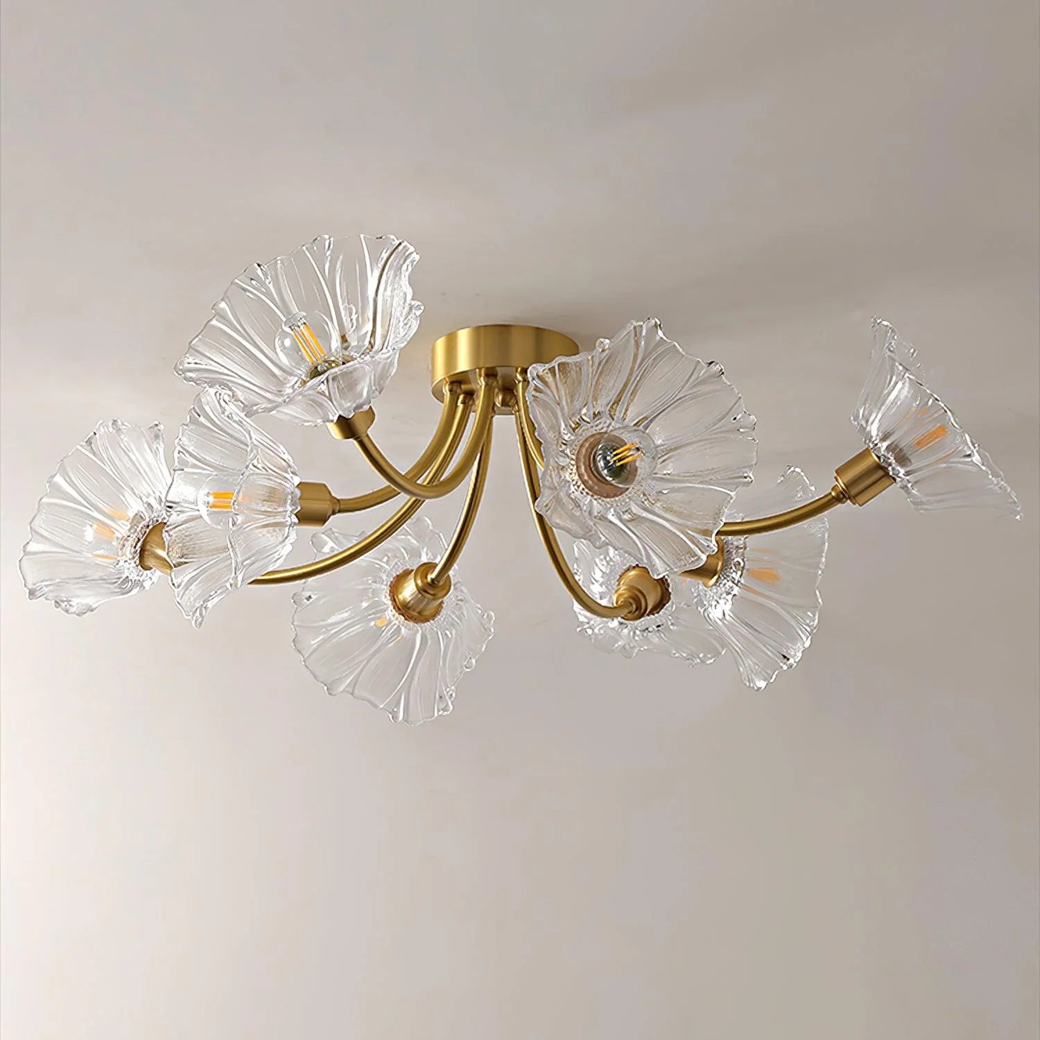 Kalin Flower Glass Ceiling Lamp - Auraolight