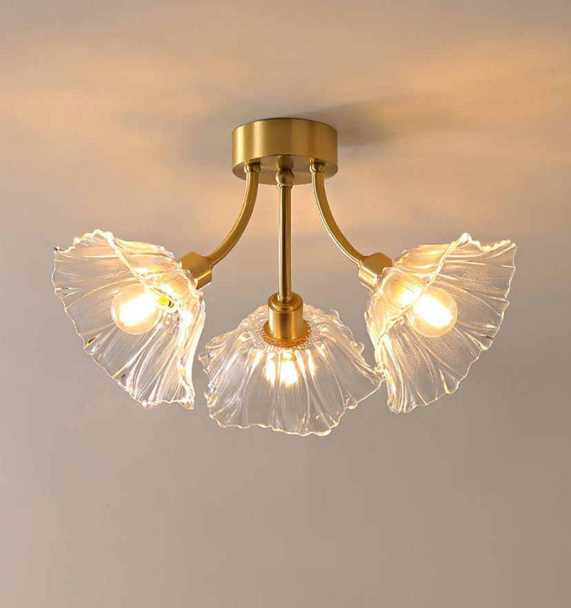 Kalin Flower Glass Ceiling Lamp - Auraolight