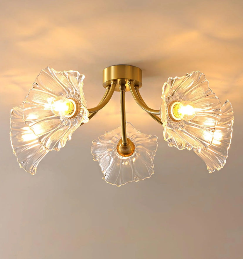 Kalin Flower Glass Ceiling Lamp - Auraolight