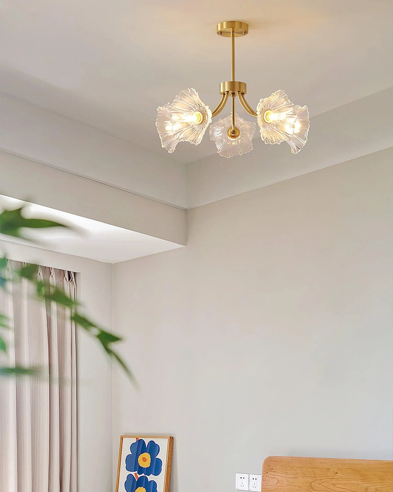 Kalin Flower Glass Chandelier - Auraolight